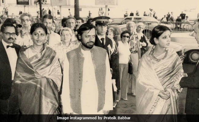 Smita Patil At Cannes 'Light Years Ago,' Posted By Son Prateik
