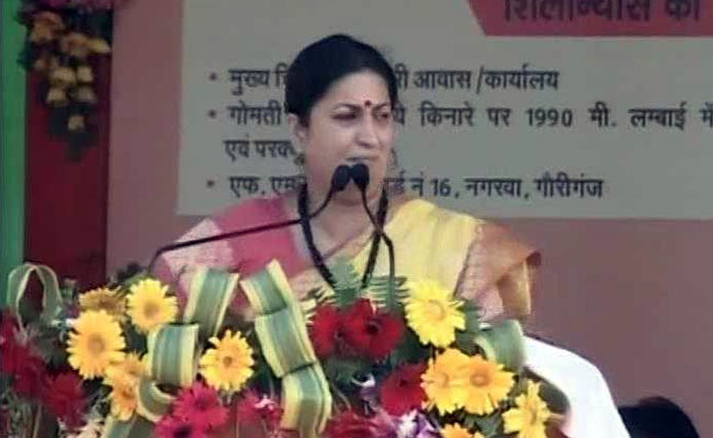 Smriti Irani Targets Meghalaya Minister Over Sex Scandal