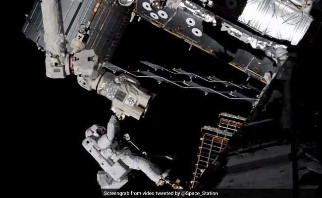 Astronauts Spacewalk To Install New Camera On International Space Station