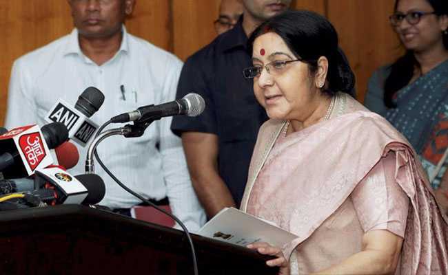 In Bangladesh, Sushma Swaraj Offers Her Thoughts On Rohingya Crisis