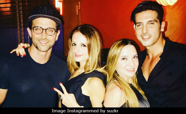 Hrithik Roshan Joins Sussanne Khan At Her Birthday Party. Inside Pics Here