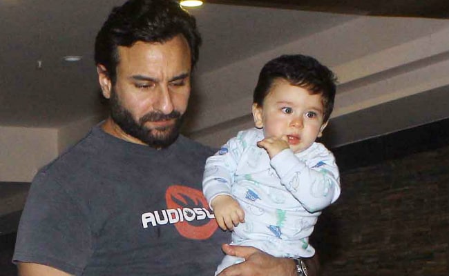 At Soha Ali Khan's Birthday, A Father-Son Moment For Taimur And Saif