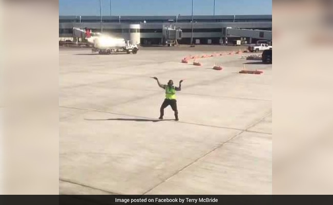 Airport Worker Spotted Dancing On Tarmac. 7 Million Views And Counting
