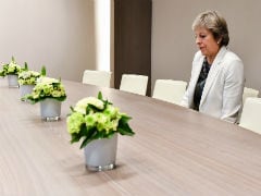 This 'Lonely' Photo Of UK PM Theresa May Is Going Viral