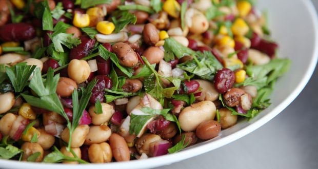 three bean chaat recipe