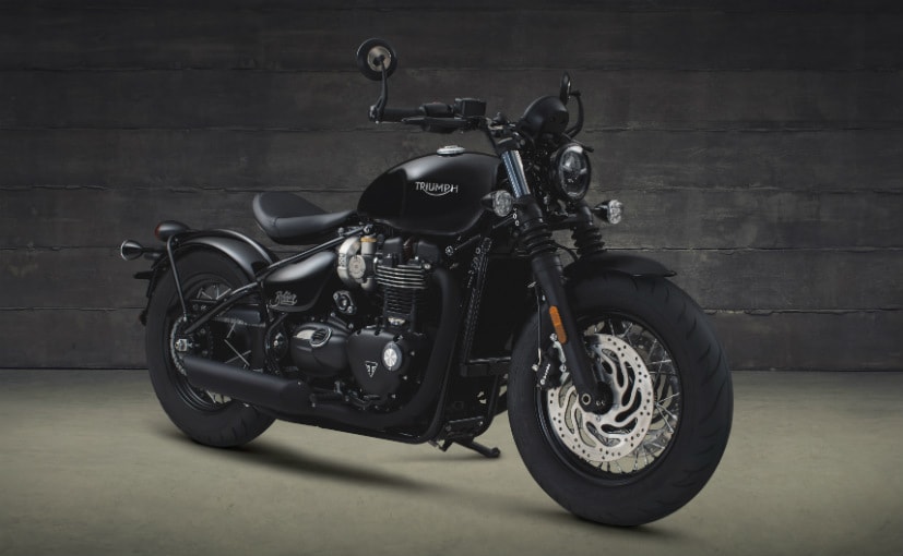 Triumph Bonneville Bobber Black Makes Its Global Debut