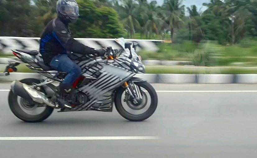 TVS Apache RR 310S Test Mule Spotted With Changes; Launch Later This Year