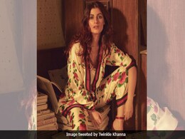 Twinkle Khanna, Trolled For Sitting On Books, Has A Message For The 'Easily Outraged' Twinkle Khanna, Trolled For Sitting On Books, Has A Message For The 'Easily Outraged'