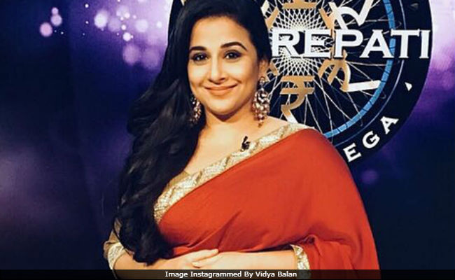 When Vidya Balan Dropped By To Promote <i>Tumhari Sulu</i> On Amitabh Bachchans <i>Kaun Banega Crorepati 9</i> Sets