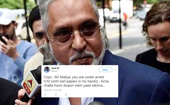 Vijay Mallya's Swift Bail (Once Again) Has Twitter Cracking Jokes