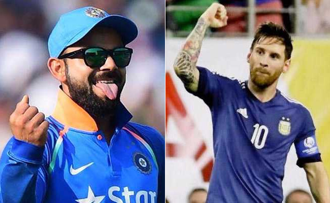 विराट कोहली ने फोर्ब्&zwj;स की कमाई की सूची में अर्जेंटीना के जादुई फुटबॉलर लियोनेल मेसी को पछाड़ा