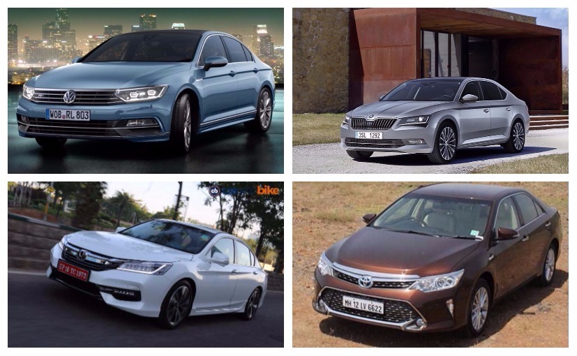 Volkswagen Passat vs Honda Accord vs Toyota Camry vs Skoda Superb: Specifications Comparison
