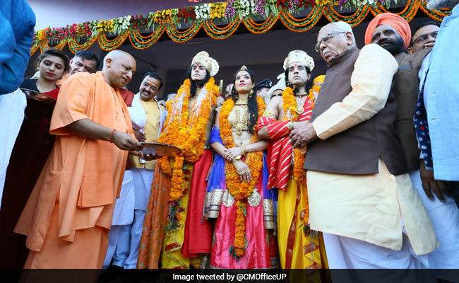 1.75 Lakh <i>Diya</i>, Ram-Sita In Chopper For Yogi Adityanath's Ayodhya Diwali