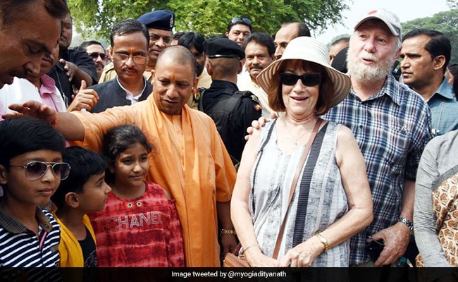 After Attack On Swiss Couple, Yogi Adityanath's Photos With Foreigners