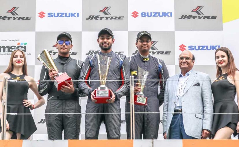 Anindith Reddy, Chittesh Mandody & Joseph Mathew Seal The Title In 2017 JK Tyre NRC Finals
