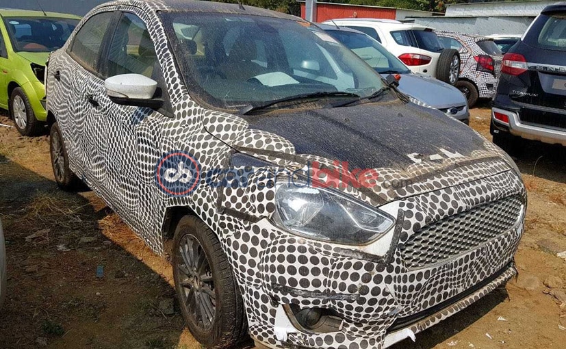 2018 ford figo facelift spied