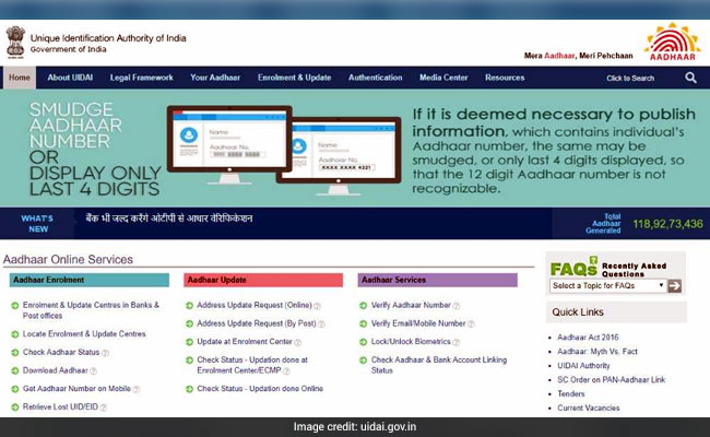 Aadhaar (UIDAI) Card Number, Aadhaar Card Centres, Aadhaar Linking ...