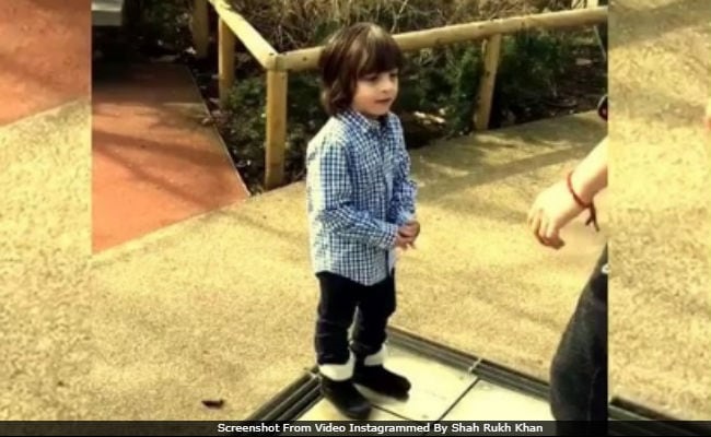 Children's Day: Shah Rukh Khan's Cute As A Button Son AbRam Dances For Suhana And Aryan