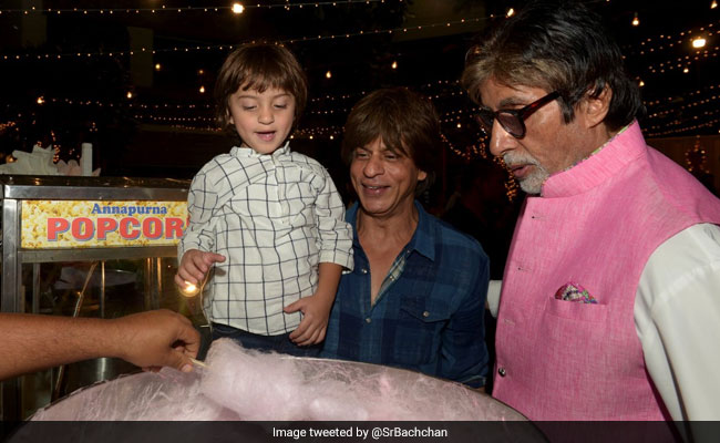 Viral Photo : आराध्या के जन्मदिन पर अमिताभ बच्चन से ये जिद कर बैठे शाहरुख के अबराम