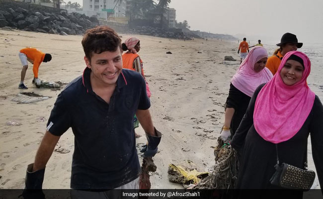 Don't Stop, Says Aditya Thackeray To Man Ending Mumbai Beach Clean-Up