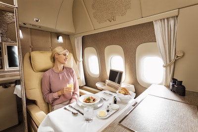 airplane cabin emirates