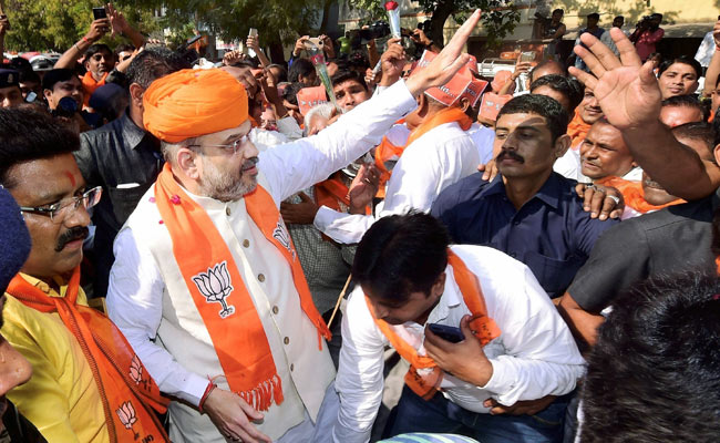 With Target 150 For Gujarat, Amit Shah Begins Door-To-Door Campaign