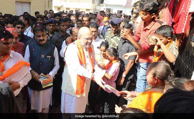 Gujarat Assembly Elections 2017: Amit Shah Launches BJP's Door-To-Door Campaign
