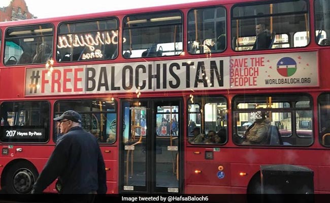 'Free Balochistan' Ads Appear On London Buses