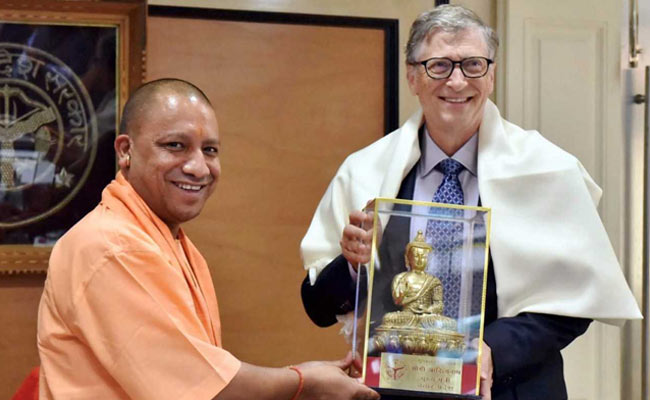 Bill Gates Meets Yogi Adityanath, Discusses UP's Medical Issues