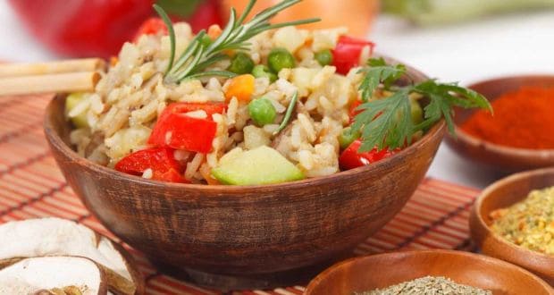 Brown Rice Onion Pilaf