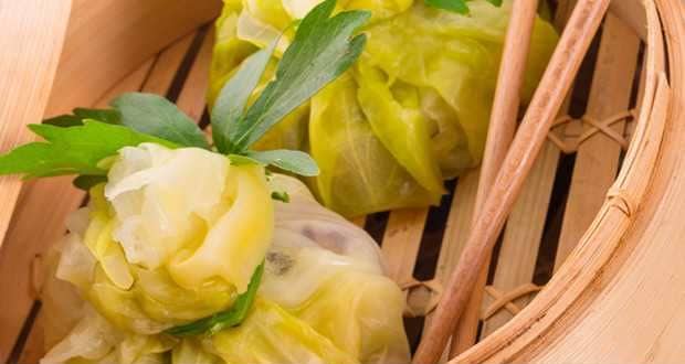 Steamed Chinese Cabbage Parcels