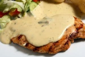 मस्टर्ड सॉस ग्रिल्ड चिकन Recipe