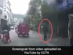 As He Crossed The Street, A Building Collapsed Just Steps Away. Then This
