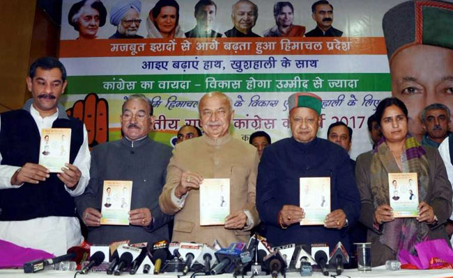 Himachal Pradesh Election 2017: Congress Manifesto Focuses On Farmers, Students