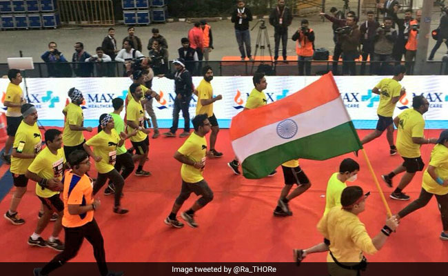Pollution No Bar. Around 35,000 Run The Delhi Half Marathon