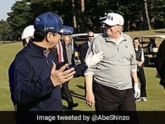 Shinzo Abe Duels With 'Long Hitter' Donald Trump On Golf Course