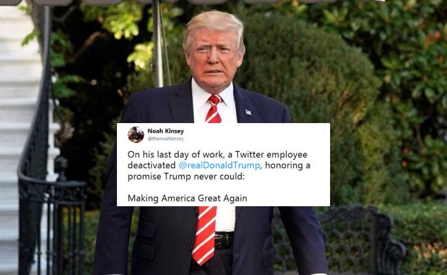 Twitter Staffer Briefly Shuts Down Trump's Account. Hero, Says Internet