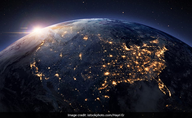 view of earth day and night