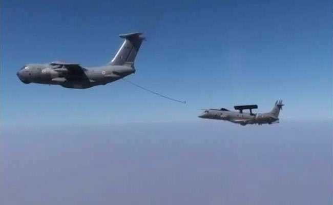 Embraer Aircraft Carries Out Air-To-Air Refuelling