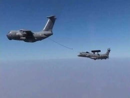 Embraer Aircraft Carries Out Air-To-Air Refuelling Embraer Aircraft Carries Out Air-To-Air Refuelling