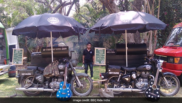 Delhi Food Truck Festival Makes Way For Country's First BBQ Bike Company!