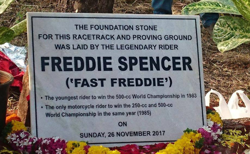 Freddie Spencer Lays Foundation For New Race Track Near Pune