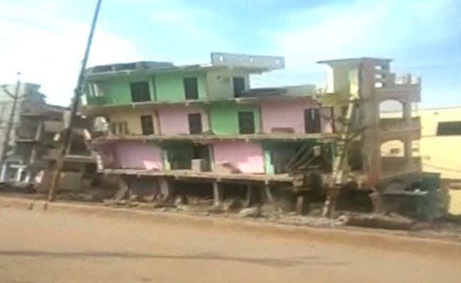 Like A Pack Of Cards: Empty Building Collapses In Andhra Pradesh. Watch