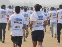 Thousands Run For 'PEACE' At IIM Rohtak Mini Marathon