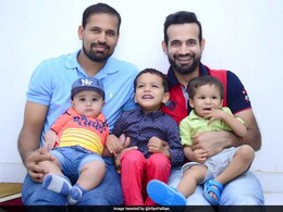 Children's Day: Irfan And Yusuf Pathan Post Adorable Pictures With Their Sons Children's Day: Irfan And Yusuf Pathan Post Adorable Pictures With Their Sons