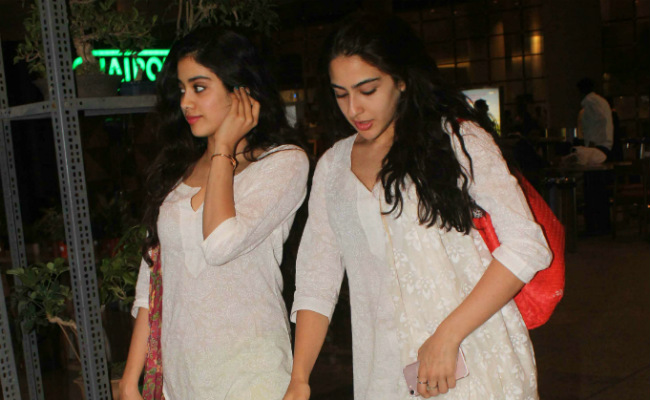 Sridevi Reacts To Comparisons Between Daughter Jhanvi, Sara Ali Khan