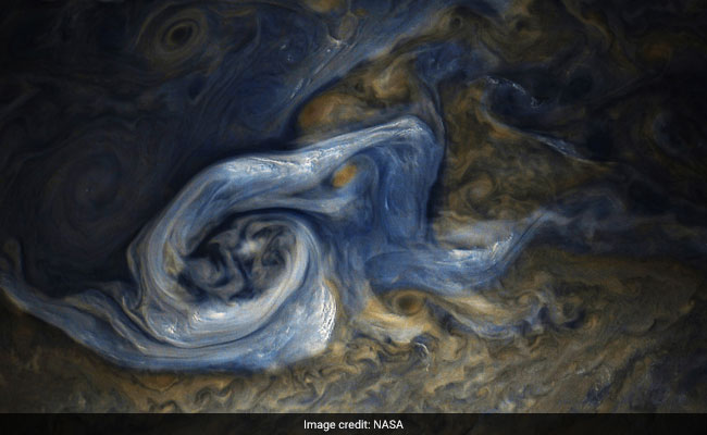 This Is What A Raging Storm On Jupiter Looks Like, Courtesy NASA