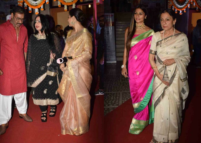 Photos: Kajol, Ajay Devgn Attend Ishita Dutta And Vatsal Sheth's Wedding