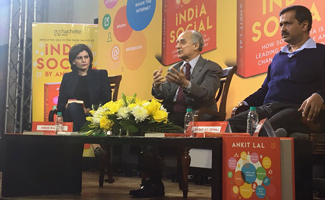 "Modi vs People," Claims Arvind Kejriwal At Event With Arun Shourie