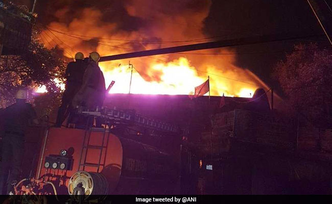 Huge Fire Sweeps Through Kolkata Godown, 20 Fire Engines On Spot